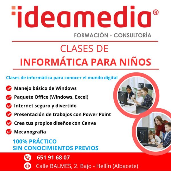 Clases de informática para niños